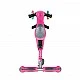 GO UP Deluxe Lights 5 in 1 Parental Control Scooter - Pink