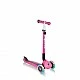 GO UP Deluxe Lights 5 in 1 Parental Control Scooter - Pink