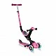 GO UP Deluxe Lights 5 in 1 Parental Control Scooter - Pink