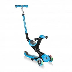 GO UP Deluxe Lights 5 in 1 Parental Control Scooter - Blue