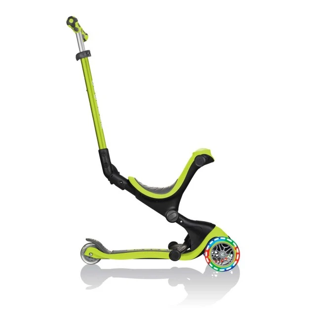 GO UP Deluxe Lights 5 in 1 Parental Control Scooter - Green