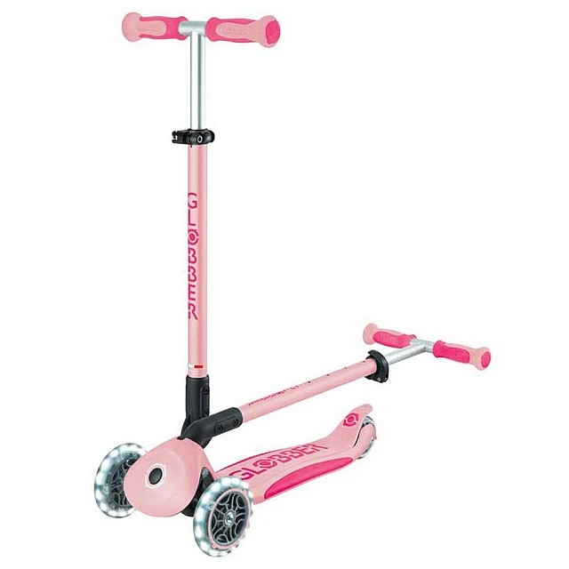 Scooter with parental control GO UP DELUXE LIGHTS, pastel pink