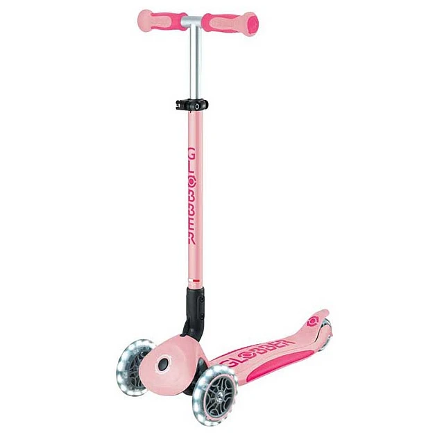 Scooter with parental control GO UP DELUXE LIGHTS, pastel pink
