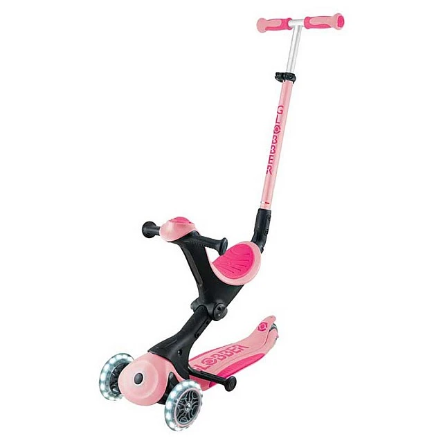 Scooter with parental control GO UP DELUXE LIGHTS, pastel pink