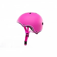 Colored bicycle and scooter helmet, 51-54 cm - Pink