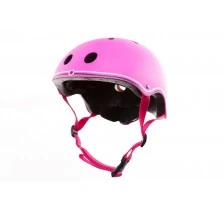 Colored bicycle and scooter helmet, 51-54 cm - Pink