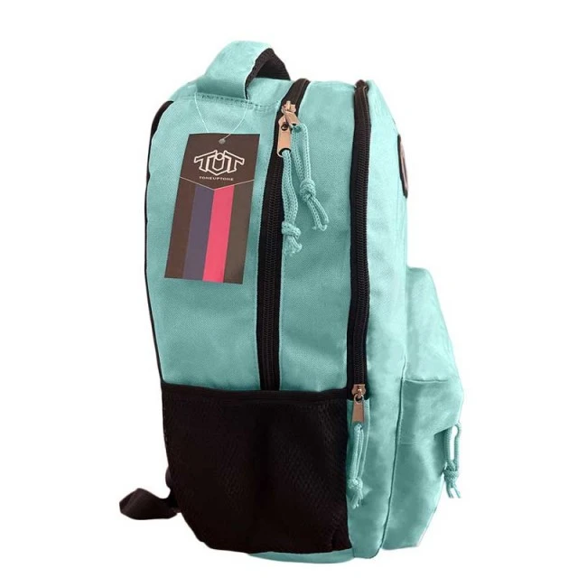 School backpack Toneuptone collection in pastel colors, blue