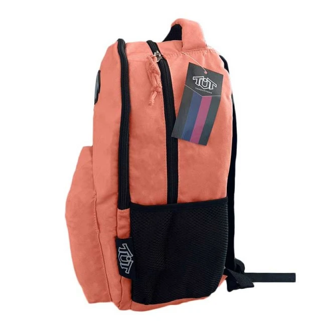 Toneuptone school backpack pastel colours, coral