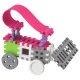 140-piece waffle mini builder, pink