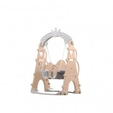 Baby plastic swing in pink color
