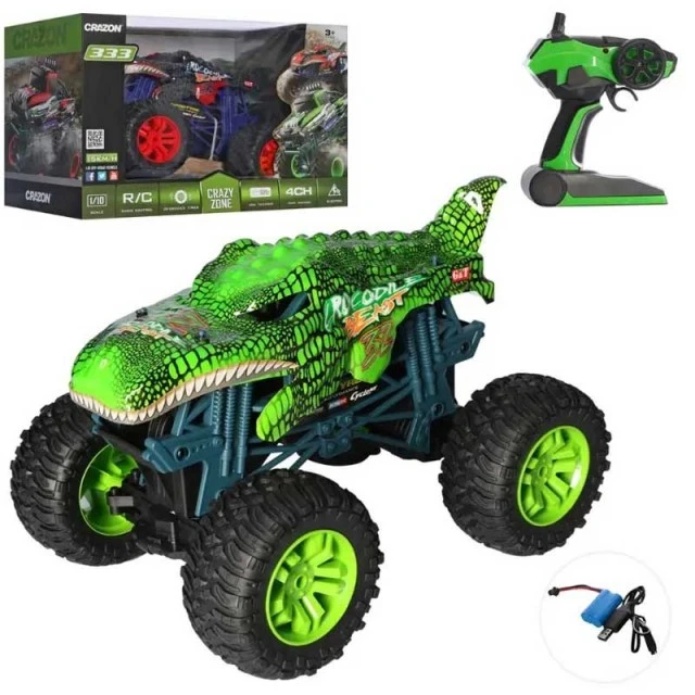 Високопроходим джип Monster, за различни терени, RC 1:10