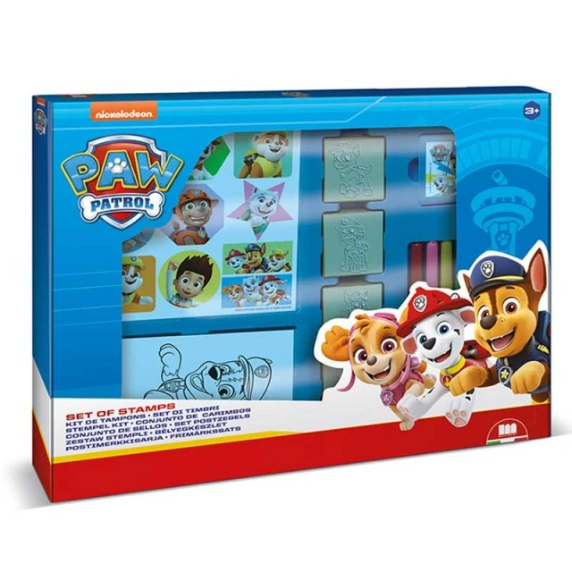 Paw Patrol Fun Drawing Set with 4 Stamps