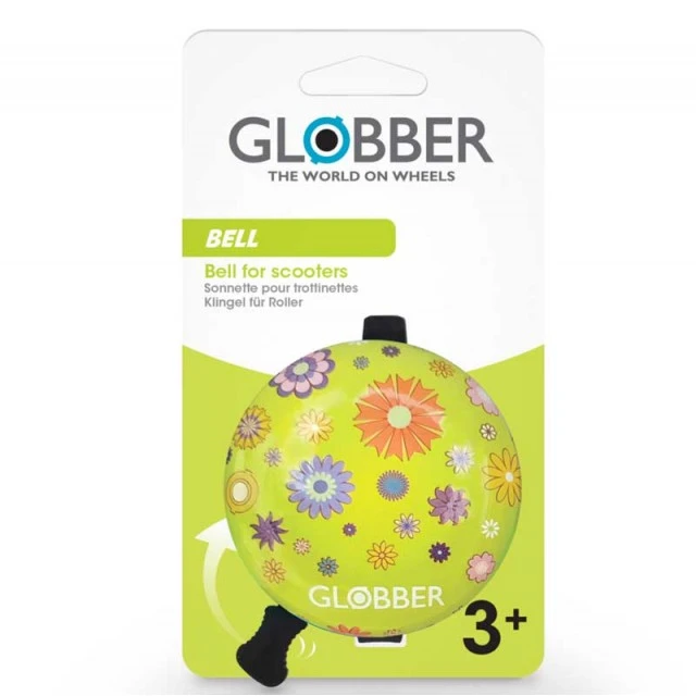 Bell for children’s scooters and tricycles GLOBBER - lime
