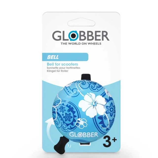 Bell for children’s scooters and tricycles GLOBBER - pastel blue