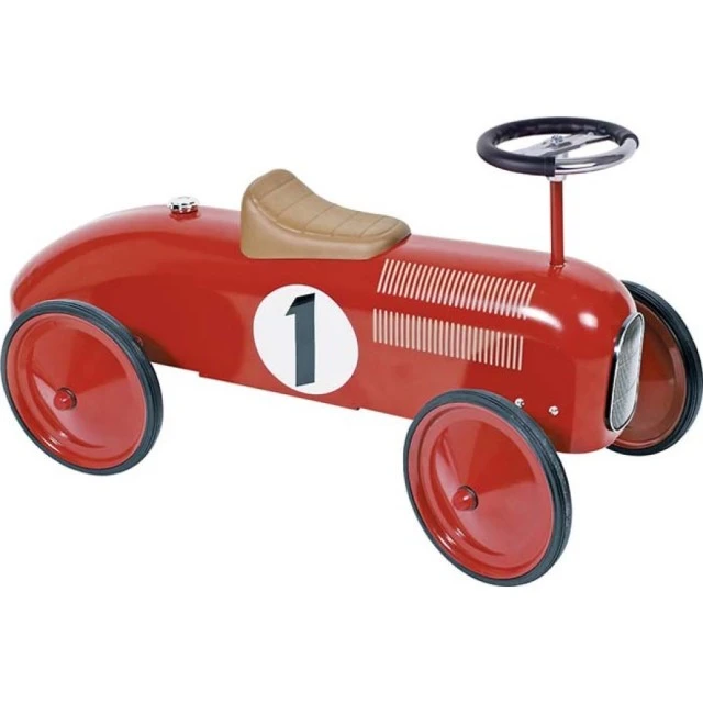 Red metallic car