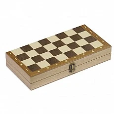 Chess in a hinged box