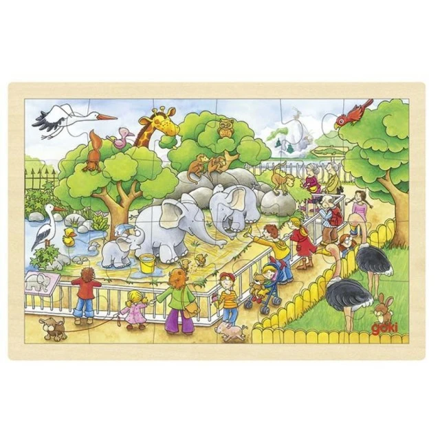 Zoo visit puzzle