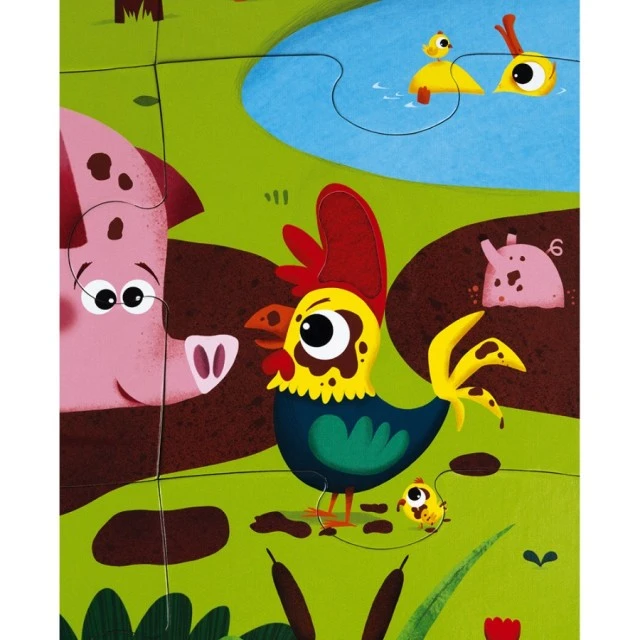 Puzzle feel - Farm animals