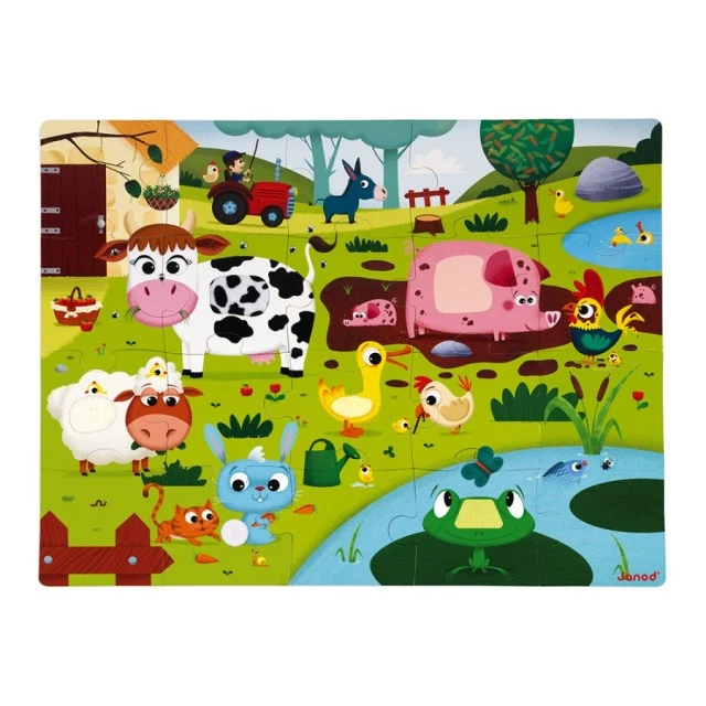 Puzzle feel - Farm animals