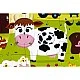 Пъзел осезание - Животни от фермата
