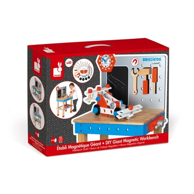 Голям магнитен работен тезгях BRICO KIDS DIY