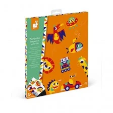 Make magnets and a plastic key ring