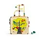 Didactic wooden active cube