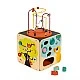 Didactic wooden active cube