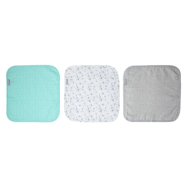Bebe-Jou 3pcs. Muslin face diapers 32x32cm Ollie