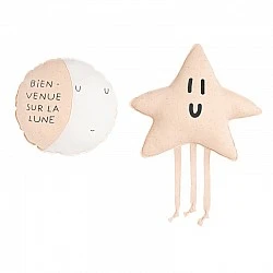 Baby Clic Decorative pillows 2 pieces - Nuit Pink