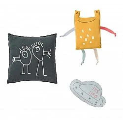 Baby Clic Decorative pillows 3 pieces - Ufo
