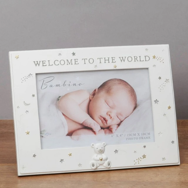 Bambino Рамка за снимка с декорация Welcome to the world