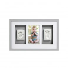 Луксозна рамка за снимка и отпечатък - сива