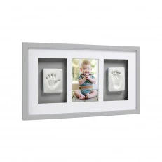 Луксозна рамка за снимка и отпечатък - сива