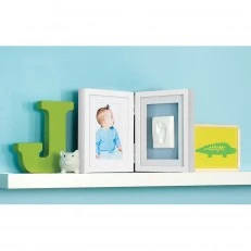 Рамка за снимка и отпечатък за бюро – сива