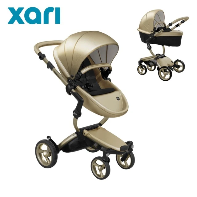 Combined baby stroller Mima Xari 2 in 1 – champagne