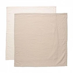 Bebe-Jou 2бр. Тензухени пелени 70х70см Pure Cotton Sand