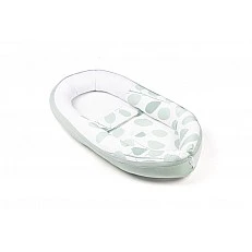 Гнездо за бебе Doomoo Cocoon Leaves Aqua Green