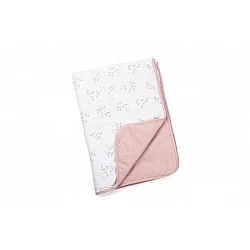 Doomoo Памучно одеяло Dream - Spring Pink 75x100см