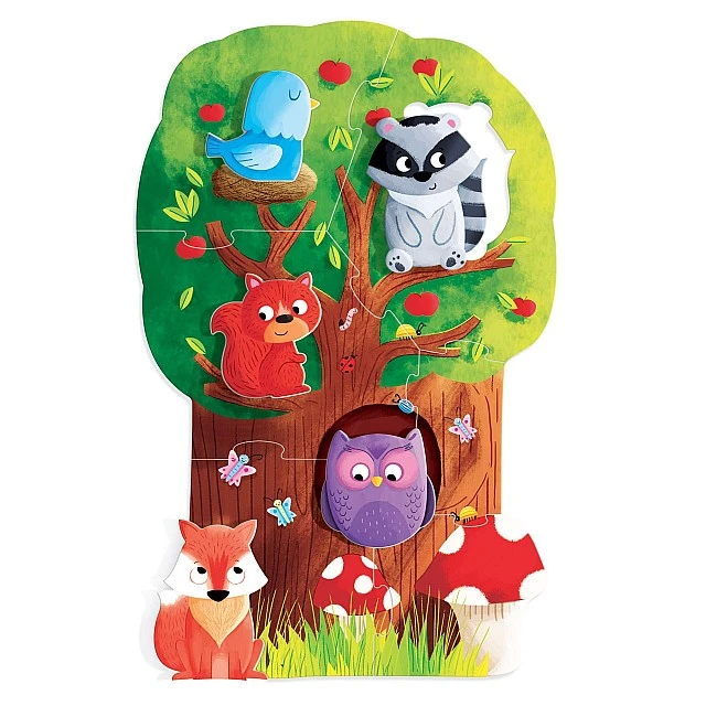 My first puzzle In the forest - Montessori