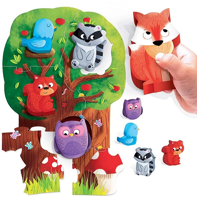 My first puzzle In the forest - Montessori