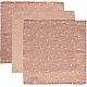 Luma 3pcs. Muslin face cloth 32х32cm - Half Moon