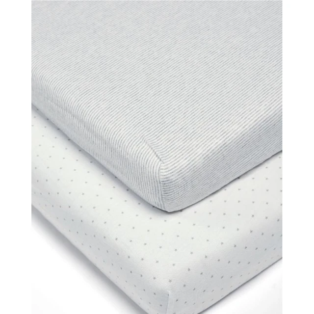 Mamas & Papas Elastic bed sheet - 2 pieces 70x142cm - WTTW Elephant