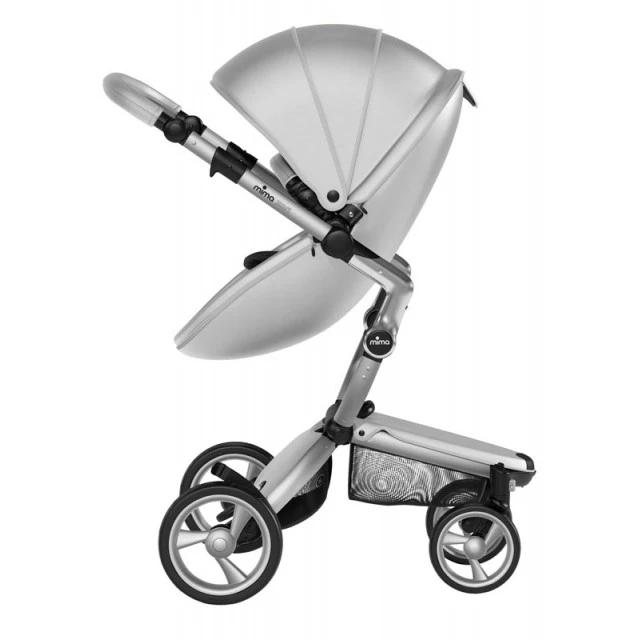 Combined baby stroller Mima Xari 2 in 1 - argento