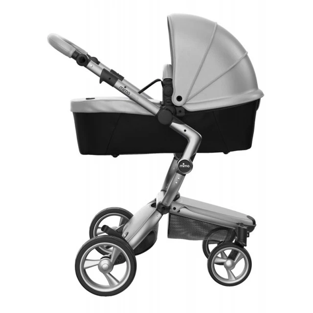Combined baby stroller Mima Xari 2 in 1 - argento