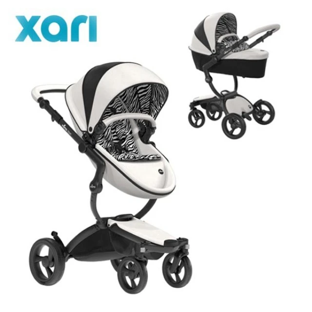 Комбинирана бебешка количка Mima Xari 2в1  - New York zebra Limited