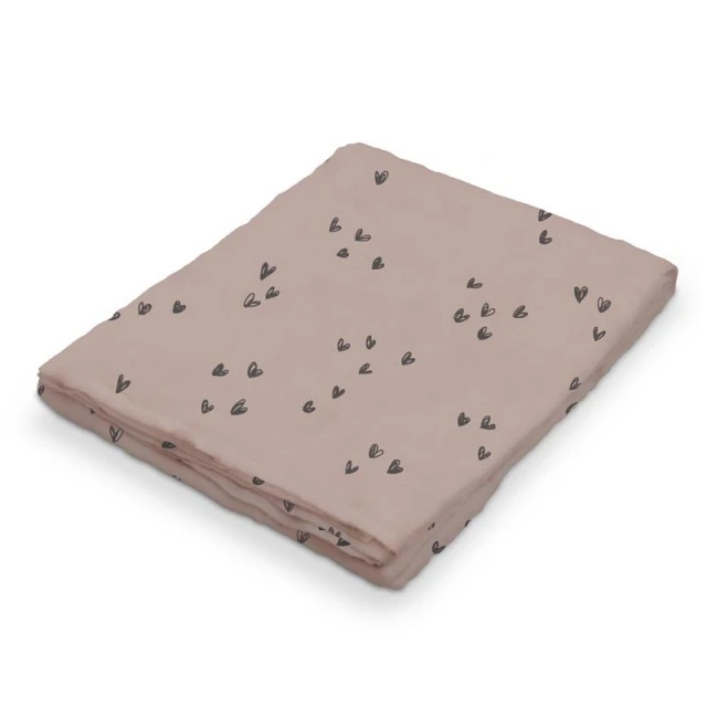 Baby Clic Тензухена пелена 120х120см - Hearts