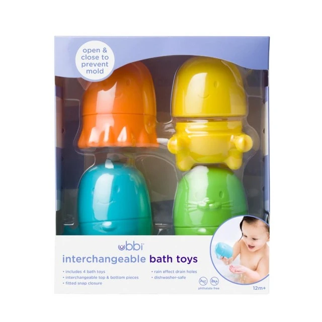 Ubbi Shape-changing bath toys