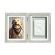 Pearhead Рамка за бюро за снимка и глинен отпечатък на домашен любимец - Distressed Grey