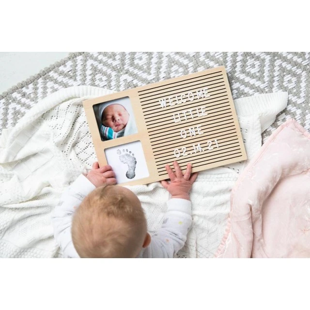 Pearhead Picture Frame, Ink Print and Lettering - Letterboard